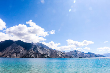 Mountains at Pangong Lake, Leh Ladakh, India
