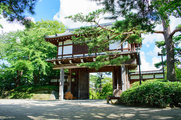 千秋公園　久保田城表門