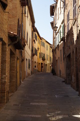 Straße in Montepulciano