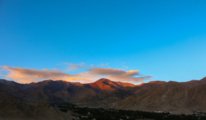 Sunset Leh City, Leh Ladakh, India