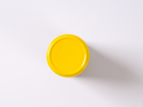 Yellow Lid On Jar