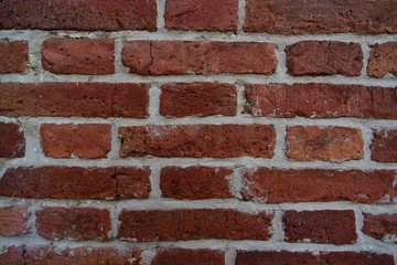 Obraz premium Texture of a red brick wall
