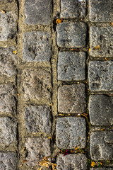 Very Textured Brick Wall Background Close Up 