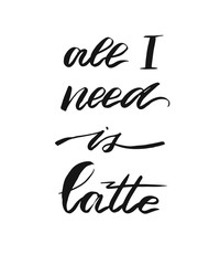 Coffee related labels, badges and design elements set. Better latte than never. Coffee time. Coffee point. Vintage vector illustration.