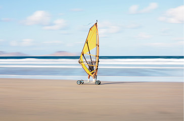 Windskating auf Lanzarote