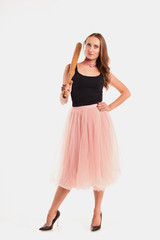 Beautiful fashion model