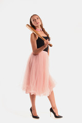 Naklejka premium Beautiful fashion model