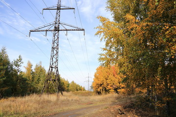 high-voltage power line