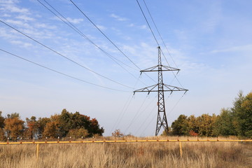 high-voltage power line