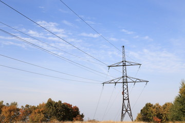 high-voltage power line