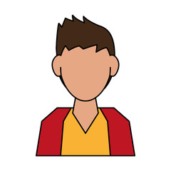 man avatar portrait icon image vector illustration design 