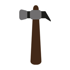 hammer tool icon image vector illustration design 