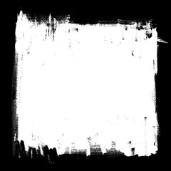 Vector background. Template, frame, old style vintage design. Graphic illustration. Black and white grungy textured background with attrition, cracks and ambrosia