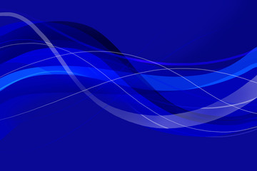 abstract blue waves and stripes wallpaper background