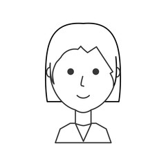 woman face  vector illustration