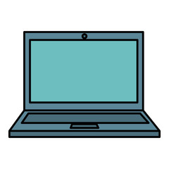 laptop computer isolated icon