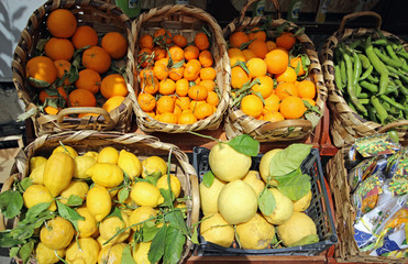 Fresh fruits and vegetables, Maiori, Italy