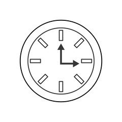 clock  vector illustration