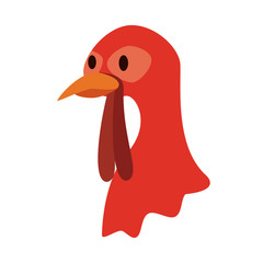 turkey animal icon image vector illustration design 