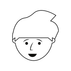 cartoon man icon