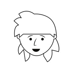 cartoon man icon