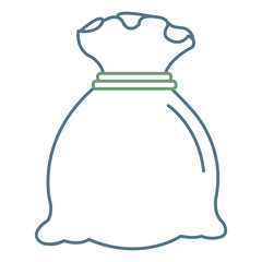 money bag isolated icon