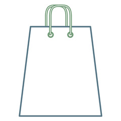 shopping bag isolated icon