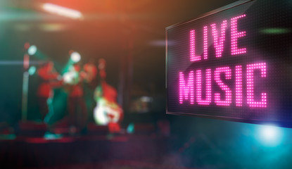 Live Music Led Display