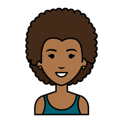beautiful black woman avatar character
