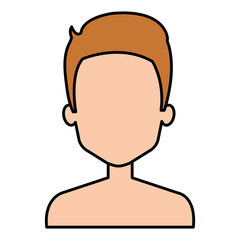 young man shirtless avatar character