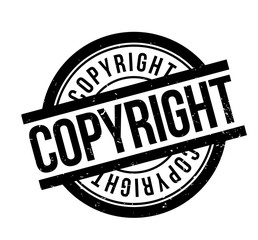 Fototapeta premium Copyright rubber stamp. Grunge design with dust scratches. Effects can be easily removed for a clean, crisp look. Color is easily changed.