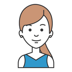 beautiful woman avatar character