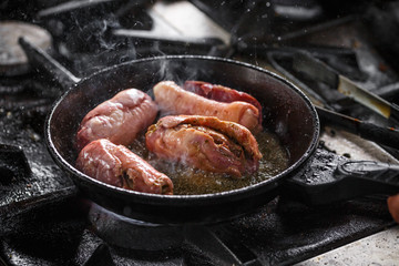 Rolled duck breast