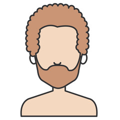 young man shirtless avatar character