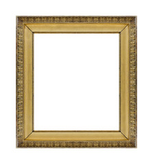 Old wooden picture frame