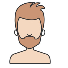 young man shirtless avatar character