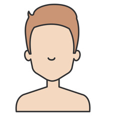 young man shirtless avatar character