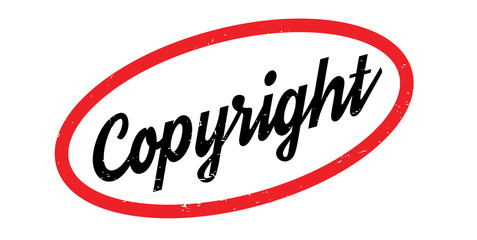 Copyright rubber stamp. Grunge design with dust scratches. Effects can be easily removed for a clean, crisp look. Color is easily changed.