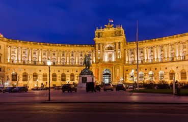 Obraz premium Hofburg palace in Vienna Austria