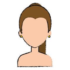 beautiful woman shirtless avatar character