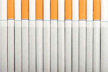 cigarettes on white background