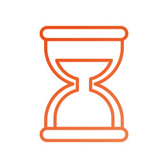 business time management hourglass and finance clock