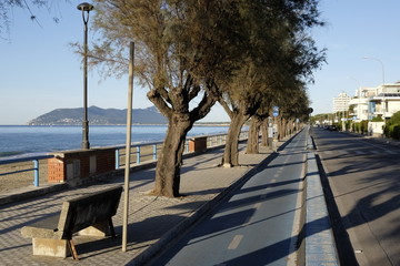 seafront of terracina