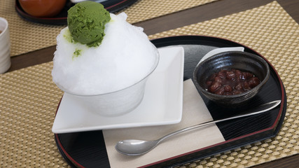 Japan Summer desserts-shaved ice