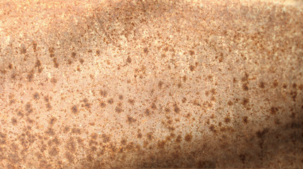 Texture of an old rusted metal iron sheet. Rust texture backdrop