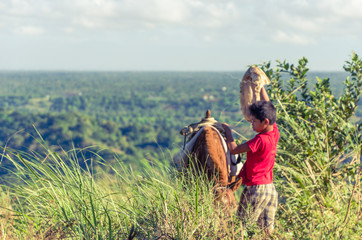 Work in the mountains