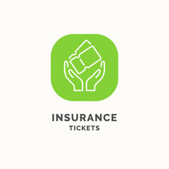 Insurance tickets during the journey.