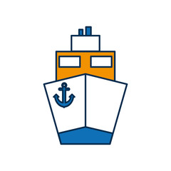 cargo ship icon image