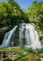 Virjil waterfall, Bovec Slovenia, Europe