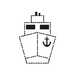 cargo ship icon image